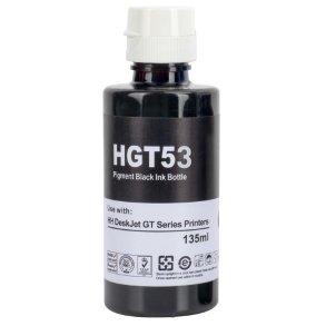HP GT53 Sort blkrefill 135ml kompatibel