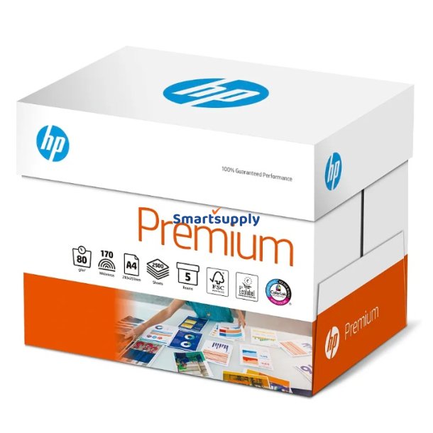 HP printerpapir premium A4 80 gram - 2500 ark