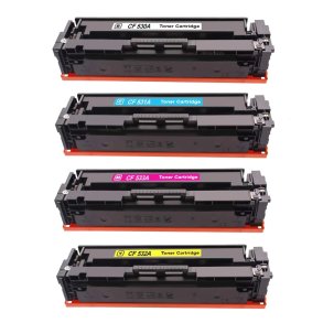 HP 205A toner 4 stk BCMY 3.800 sider kompatibel multipakke
