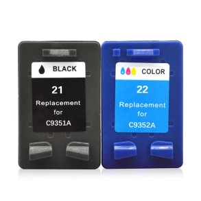 HP 21 / 22 Sort + Farve blkpatron 32ml kompatibel multipakke