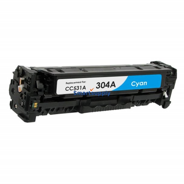 HP 304A Cyan toner 2.800 sider CC531A kompatibel