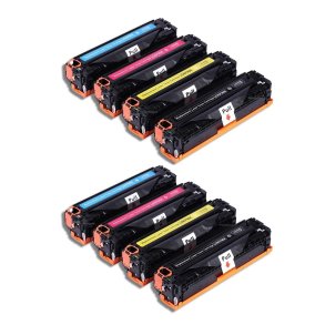 HP 312X / 312A toner 8 stk BCMY 25.000s kompatibel multipakke