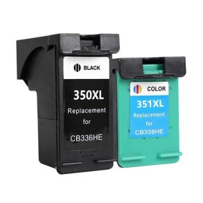 HP 350/351 XL Sort + Farve blkpatron kompatibel multipakke