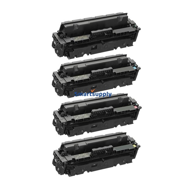 HP 415X 4 stk toner BCMY 25.500 sider kompatibel multipakke