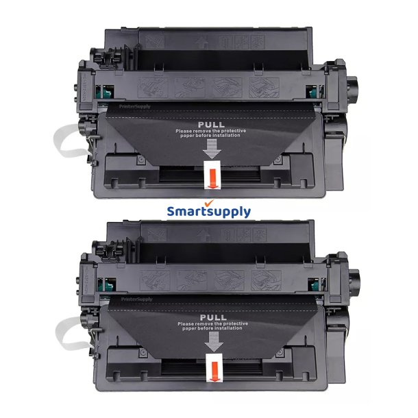 Rabat HP 55X toner 2 stk 25.000 sider kompatibel