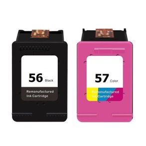 HP 56 / 57 Sort + Farve blkpatron 38ml kompatibel multipakke