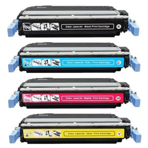 HP 642A BCMY toner 4 stk 30.000 sider kompatibel multipakke