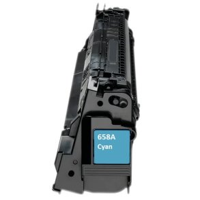 HP 658A Cyan toner 6.000 sider kompatibel