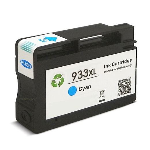 HP 933 XL Cyan bl�kpatron 14ml h�j kapacitet kompatibel
