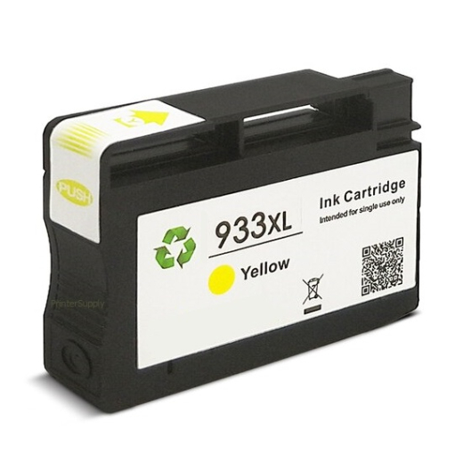 HP 933 XL Gul bl�kpatron 14ml h�j kapacitet kompatibel