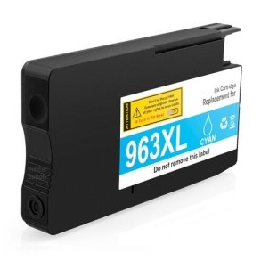 HP 963 XL Cyan blkpatron 25ml hj kapacitet kompatibel