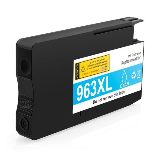 HP 963 XL Cyan bl�kpatron 25ml h�j kapacitet kompatibel
