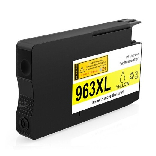 HP 963 XL Gul bl�kpatron 25ml h�j kapacitet kompatibel