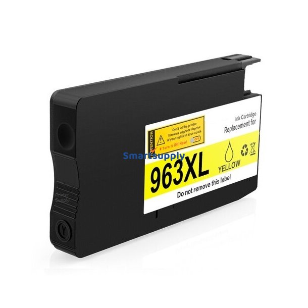 HP 963 XL Gul bl�kpatron 25ml h�j kapacitet kompatibel