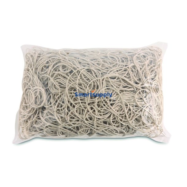 Elastikker hvide dia. 100mm - 1,3x4mm - 1kg