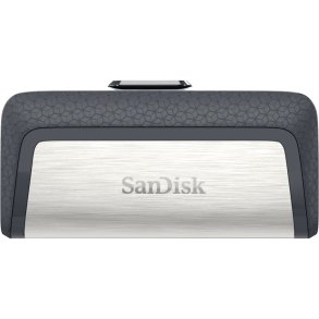 Sandisk Ultra Dual Drive USB Type-C USB-ngle 32 GB USB Type-A / USB Type-C 3.2 Gen 1 (3.1 Gen 1) Sort, Slv