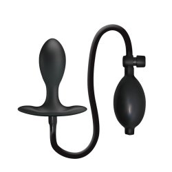Inflatable Anal Plug with Internal Ball Weight