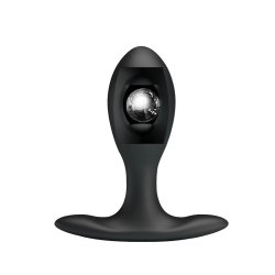 Inflatable Anal Plug with Internal Ball Weight