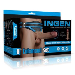Ingen Adjustabe Strap On with Hollow Dildo 9 Enhanced Set XS/S/M
