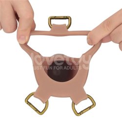 Ingen Adjustable Strap On with Hollow Dildo 9 Enhanced Set L/XL/2XL