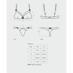 Intensa 2 Pieces Set Black - S/M