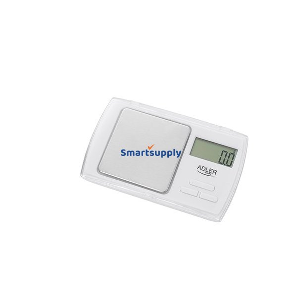 Adler AD 3161 kkken- og ditvgt Hvid Rektandel Elektronisk personlig vgt