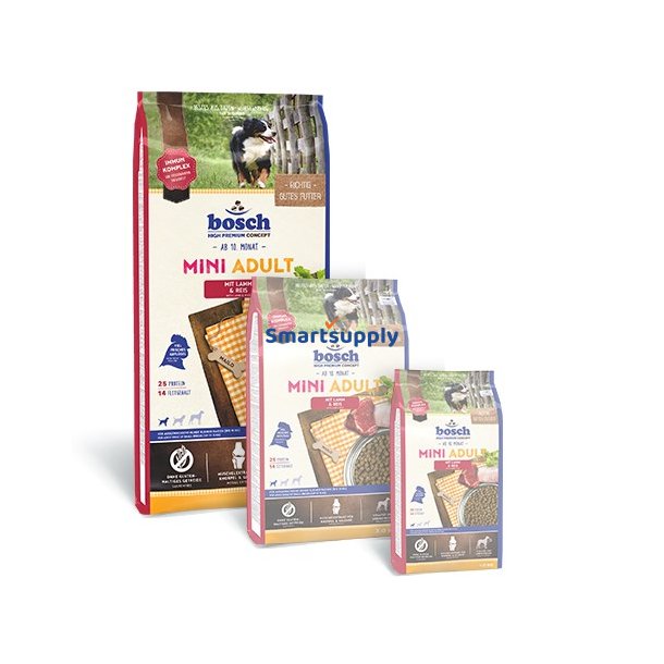 Bosch 52050015 trfoder til hund 15 kg Voksen Lam, Ris