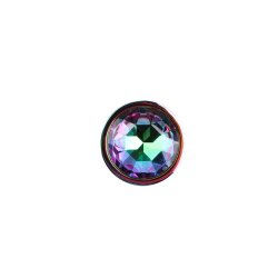 Jewelled Metal Butt Plug 2.7