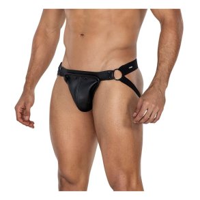 JOCKSTR4P02 Jockstrap Jock snap Black - S/M