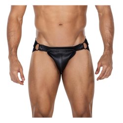 JOCKSTR4P02 Jockstrap Jock snap Black - S/M