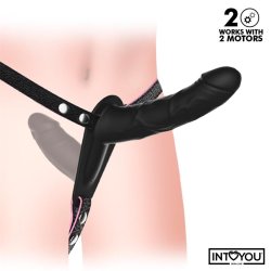 Jordan Strap-on with Double Vibrating Dildo and Remote