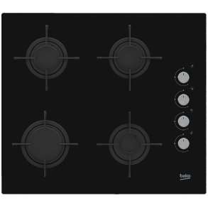 Beko HILG64120S kogeplade Sort Indbygget 60 cm Gaskomfur 4 zone(s)