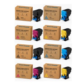Konica Minolta Toner 8 stk TNP48 KCMY - kompatibel rabatpakke