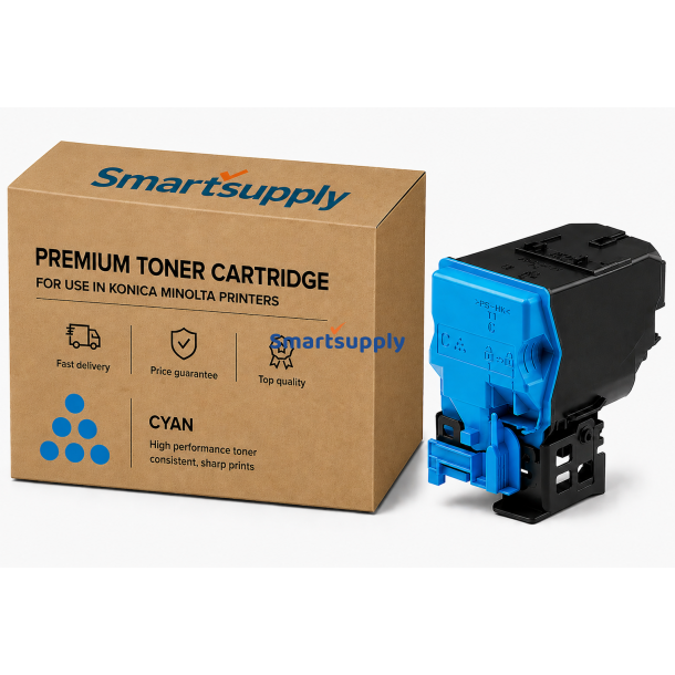 Konica Minolta Toner TNP50C / A0X5454 Cyan - kompatibel