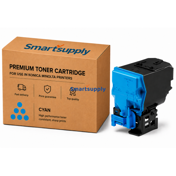 Konica Minolta Toner TNP48C / A5X0450 Cyan - kompatibel
