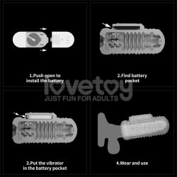 Knights Ring Vibrating Dual Purpose Sleeve Drip