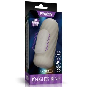 Knights Ring Vibrating Dual Purpose Sleeve