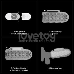 Knights Ring Vibrating Dual Purpose Sleeve