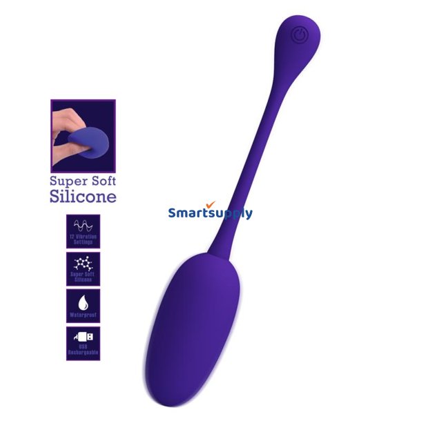 Knucker Vibrating Egg Purple