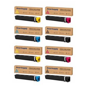 Konica Minolta Toner 8 stk TN713 KCMY - kompatibel rabatpakke