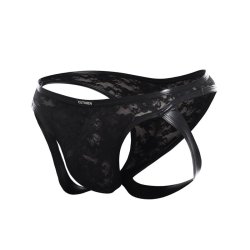 L4CE04 Slip with Jockstrap Details with Lace - S