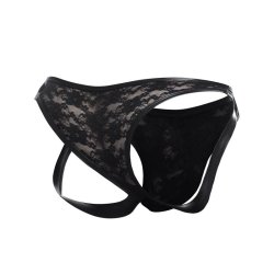 L4CE04 Slip with Jockstrap Details with Lace - S