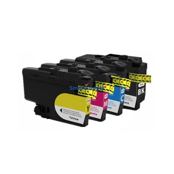 Brother LC3237 blkpatron 4 stk 7.500 sider kompatibel