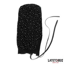 Lace Hood with Shiny Diamonds