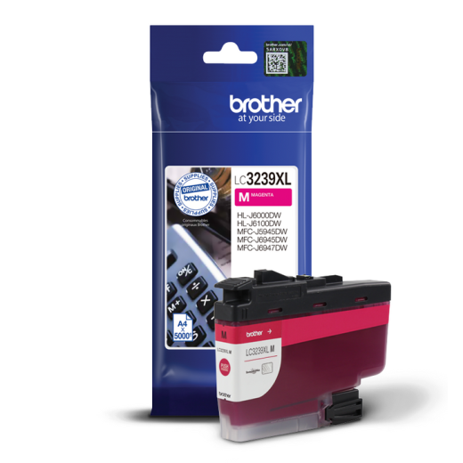 Brother LC3239XL Magenta bl�kpatron 5.000 sider original