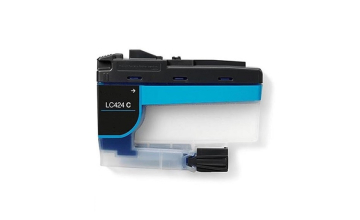 Brother LC424 Cyan bl�kpatron 750 sider kompatibel