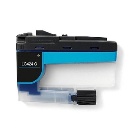 Brother LC424 Cyan bl�kpatron 750 sider kompatibel