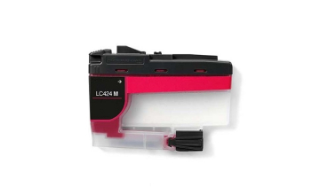 Brother LC424 Magenta bl�kpatron 750 sider kompatibel