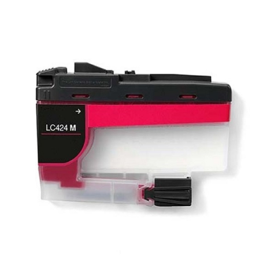 Brother LC424 Magenta bl�kpatron 750 sider kompatibel