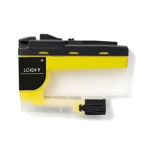 Brother LC424 Gul blkpatron 750 sider kompatibel